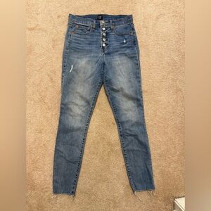 GAP True Skinny 28 button fly Women's Jeans